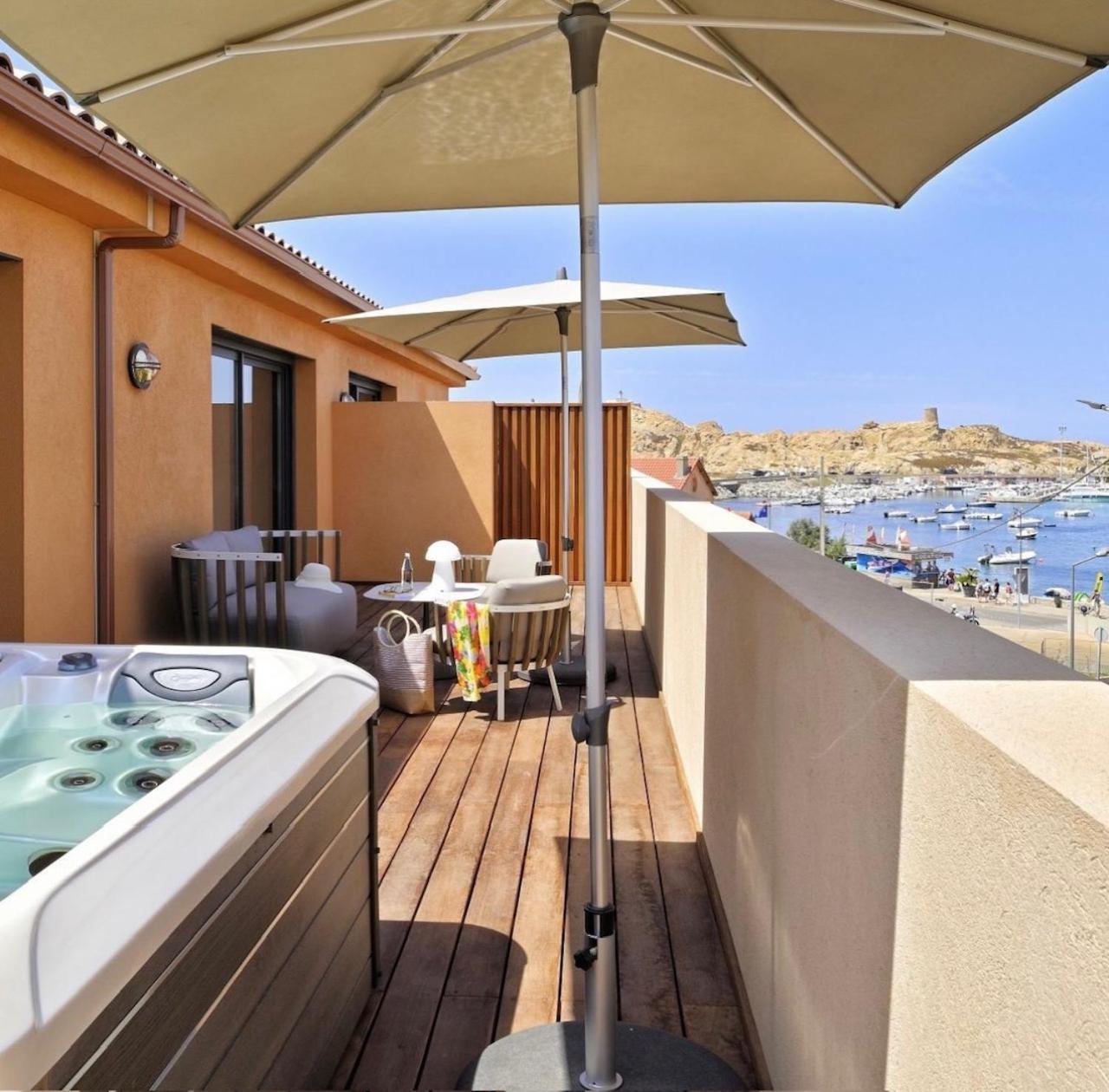 Hotel & Spa Rocabella LʼÎle-Rousse Exteriör bild